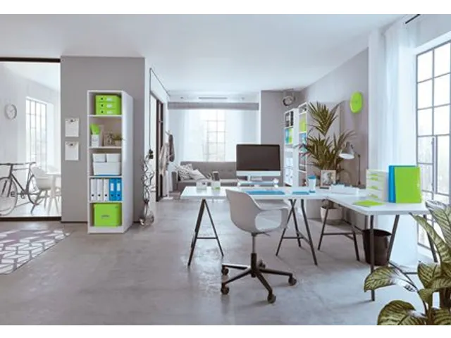 Ordner Leitz 1005 WOW 180° A4 80mm karton blauw