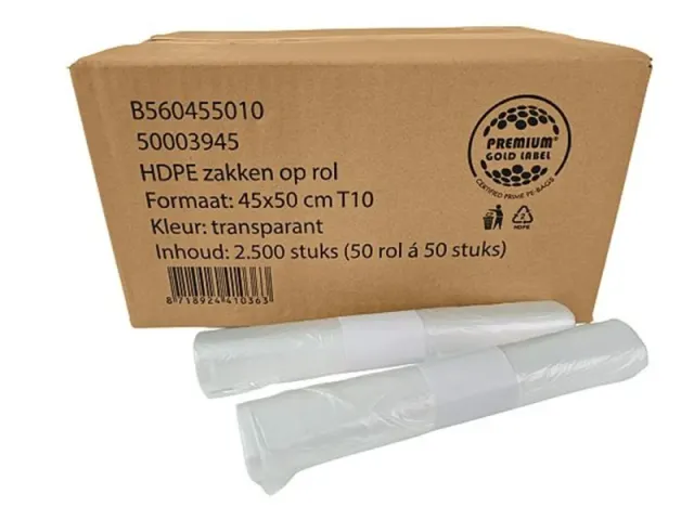 Pedaalemmerzakken 45x50x0.01 16 Liter Transparant