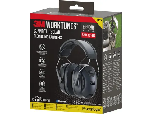 WorkTunes Connect Solar gehoorbeschermer Bluetooth