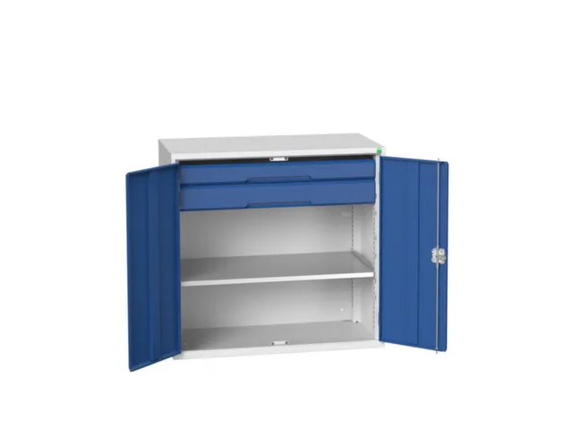 universele kast,HxBxD 1000x1050x550mm,1xStalen bodem,2lade(n)