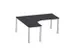 bureau à retour à hauteur réglable,HxlxP 720-840x1800x1600mm,CC-noi