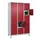 lockerkast,HxBxD 1950x1200x500mm,3x5vakken,vak B 400mm,cil.-slot