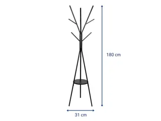 Kapstok MAUL Avalon staand 180cm zwart - 2