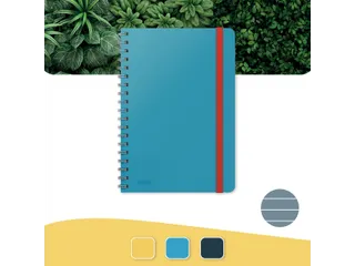 Notitieboek Leitz Cosy B5 lijn spiraal blauw - 7
