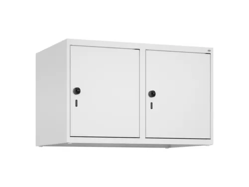 opzetkast,v. locker,2vak.,vak B 400mm,HxBxD 500x800x500mm,draaigrendel