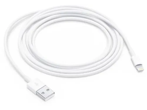 kabel, Lightning (8-pin) naar USB-A, 2 m, wit
