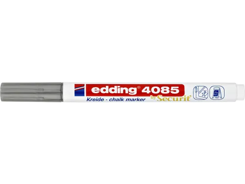 Krijtstift edding by Securit 4085 rond 1-2mm zilver