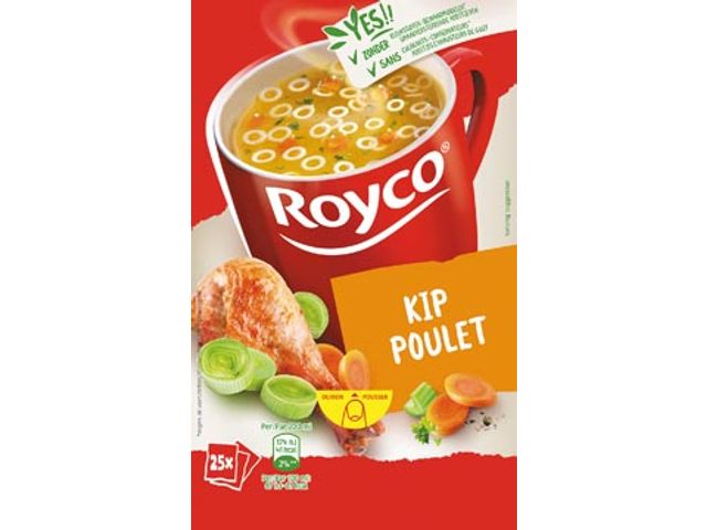 Royco Minute Soupe poulet 25pc Classic - Nevejan