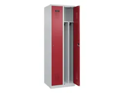 locker voor scheiding van kleding,HxBxD 1850x600x500mm,2vak