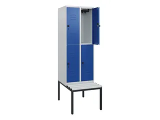 Dubbeldekse dekenkist,HxBxD 1950x600x815mm,2x2vak.,vak B 300mm - 2