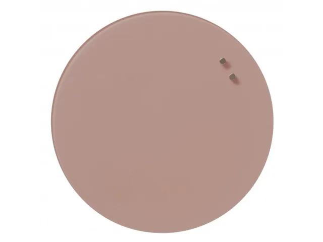 Glasmagneetbord Naga rond 35cm roze