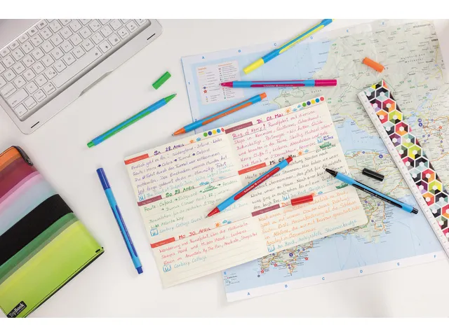 Balpen Schneider Slider Edge F 0,7mm blauw