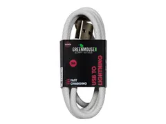 Kabel Green Mouse USB-A naar Lightning data Woven 1m