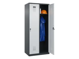 locker,HxBxD 1850x800x500mm,2vak,vak B 400mm,draaigrendel - 1