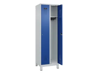 locker,HxBxD 1950x600x500mm,2vak,vak B 300mm,cil.-slot,voeten - 2