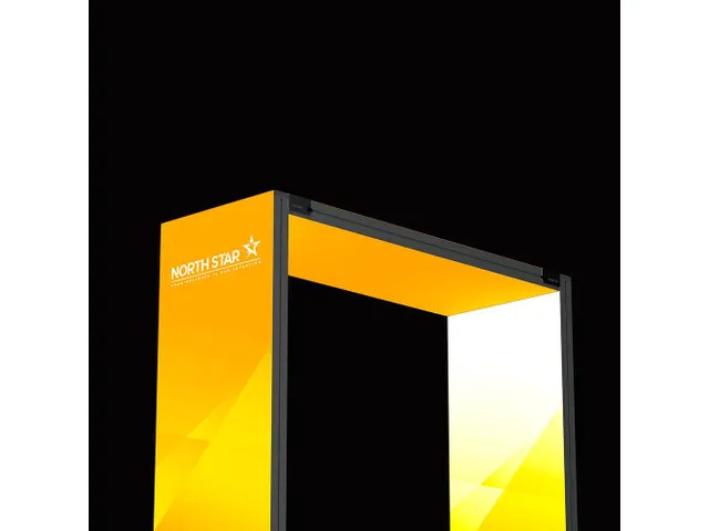 Brightbox Pro Flex Dak Frame 100x250 cm LED-verlichte beursstand