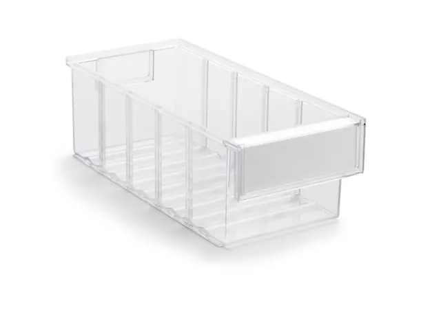 Transparante Assortimentsdoos Hxbxd 100x132x300mm Polystyreen