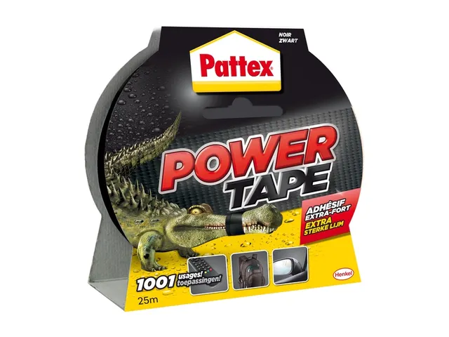 Ruban adhésif Pattex Power Tape 50mmx25m noir