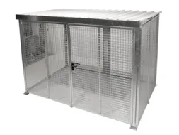 Gasflessendepot Voor 104 Gasflessen 2180x3100x2100mm Staal/draadgaas