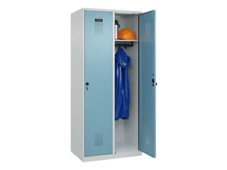 locker,HxBxD 1850x800x500mm,2vak,vak B 400mm,draaigrendel - 1