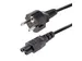 Laptop Stroomkabel 3 Meter EU Schuko Plug naar C5 Clover Leaf