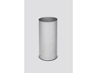 paraplubak HxØ 610x270mm staal zilverkleurig glad