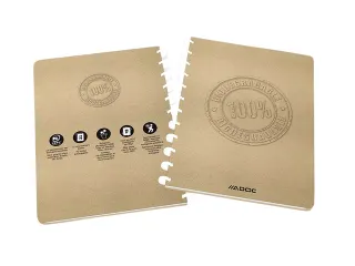 Schrift Adoc A4 lijn 144 pagina's 90gr kraft - 1