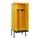 PBM-locker met bank,HxBxD 2120x800x815mm,2vak,vak B 400mm,draaigrendel