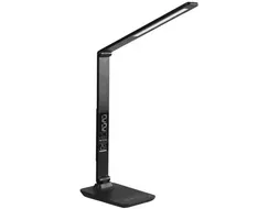 ALBA LED bureaulamp Viva zwart USB