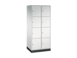 grootvolume-lockersysteem,RAL 7035,HxBxD 1950x820x600mm,2x4vakken - 2