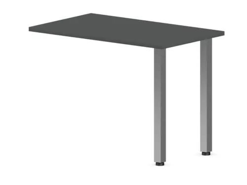 aanbouwtafel,i.h.v.,HxBxD 720-840x1000x600mm,MS-donkergrijs