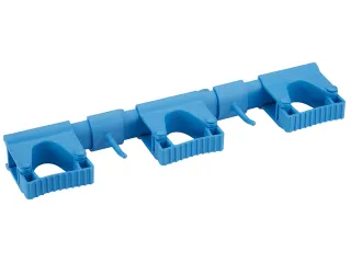 Ophangrek Vikan Hi-Flex Wand 420mm Blauw 3 klemmen, 2 haken - 3