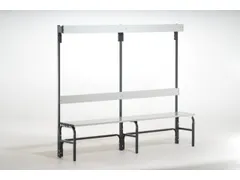 omkleedbank HxLxD 1650x2000x375mm aluminium lijsten RAL7016 antraciet