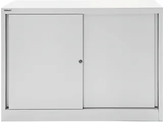schuifdeurkast,HxBxD 839x1200x430mm,1xStalen bodem,2 OH - 1