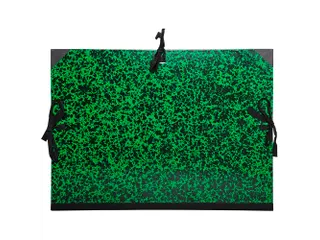 Tekenmap Annonay lin t 28x38cm groen - 1
