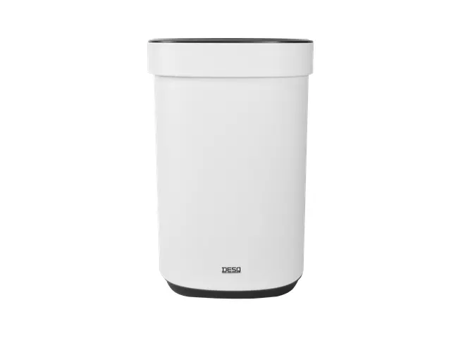 Prullenbak 20 liter metaal wit