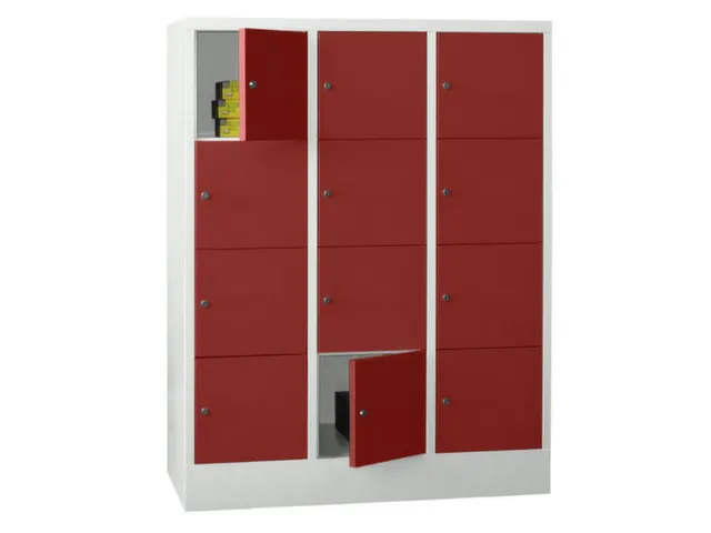 armoire multicases,HxlxP 1518x1200x500mm,RAL7035,face avant RAL3000