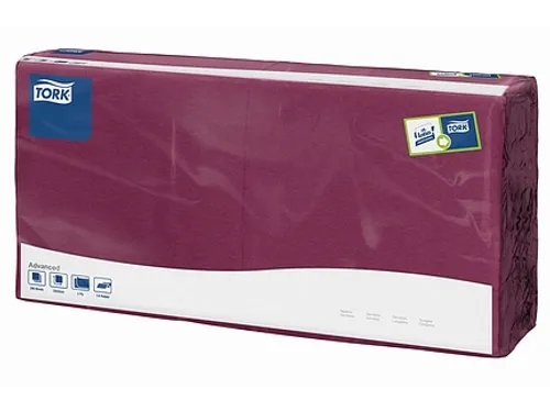 Tork 477207 Lunchservet 33x33cm 2-laags 1/4 vouw 10x200st Paars