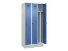 locker voor scheiding van kleding,HxBxD 1950x900x500mm,3vak