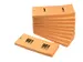 Bloc numéros de 1 à 1000 42x105mm orange 10 pièces