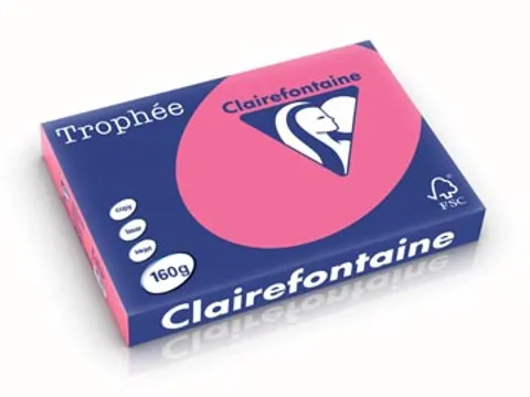 Trophée Intens gekleurd papier A3 160 gram 250vel Fuchsia roze