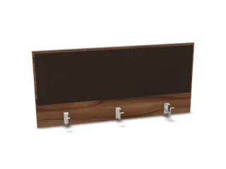 opzetpaneel bureau aanbouw achter NP-tiepolo nut BN2036-bruin 1200mm - 1