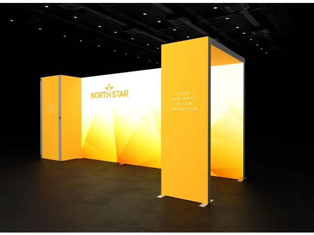 Brightbox Pro Flex Dak Frame 100x250 cm LED-verlichte beursstand