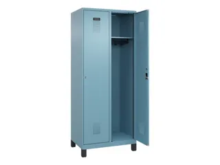 locker,HxBxD 1950x800x500mm,2vak,vak B 400mm,cil.-slot,voeten - 2