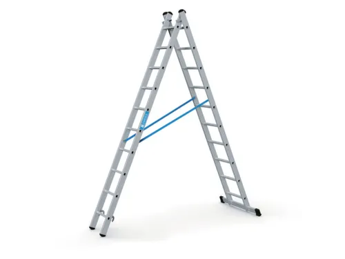 Multifunctionele Reformladder Aluminium L 2.98-4 94m 2x10treden