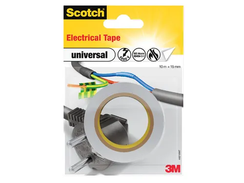 Plaktape Scotch Isolatie 15mmx10m Wit