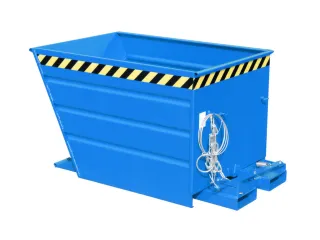 kiepbak,HxLxB 730x1370x800mm,0,55m³,draagverm. 750kg,RAL 5012 - 1