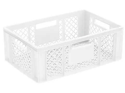 Euronorm Stapelkrat Hxlxb 220x600x400mm 43liter Open Wit