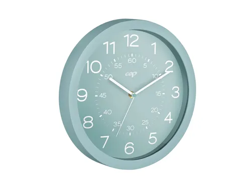Wandklok CEP Riviera 30cm optimale leesbaarheid mint