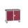 montagetafel 980x1050x600mm linoleumblad 7 laden kast front RAL3004